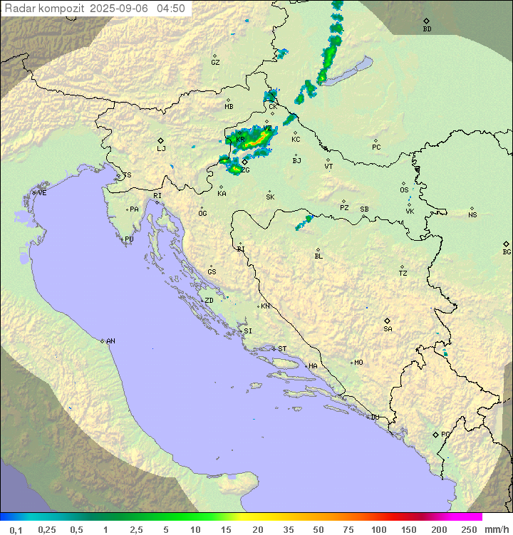 Padavine Hrvaška
