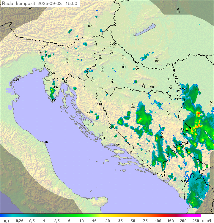 Padavine Hrvaška