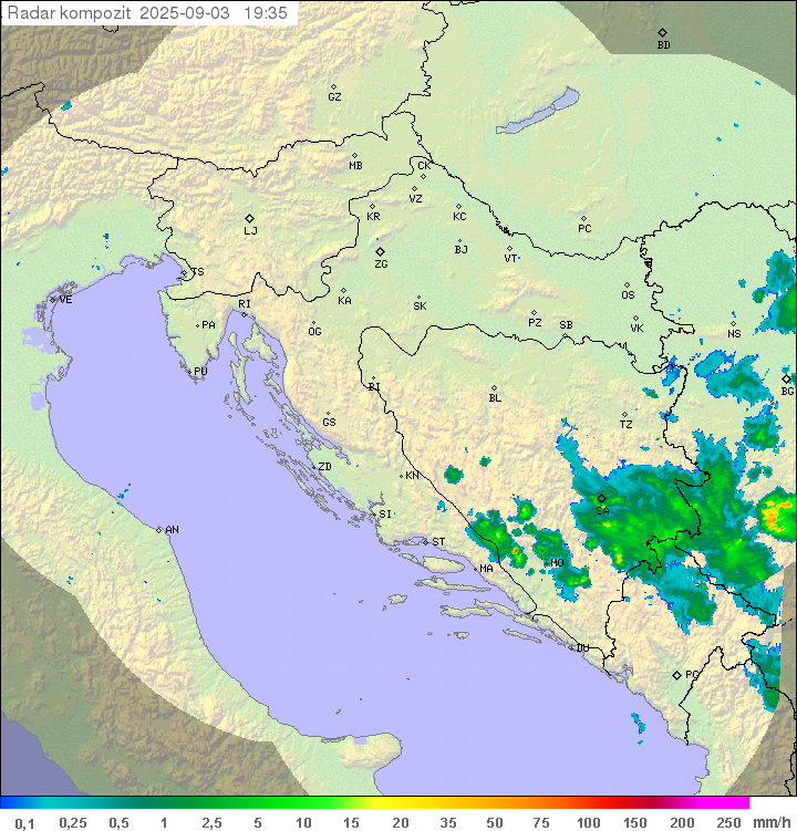 Padavine Hrvaška