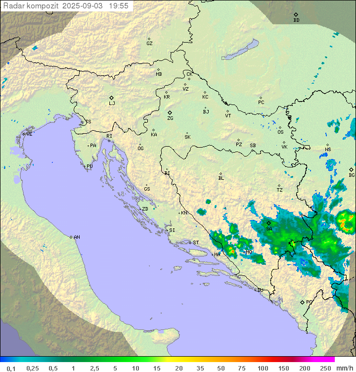Padavine Hrvaška