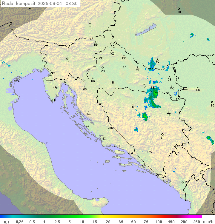 Padavine Hrvaška