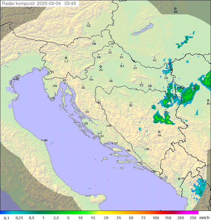 Padavine Hrvaška