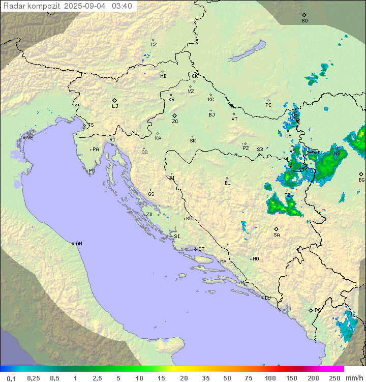 Padavine Hrvaška