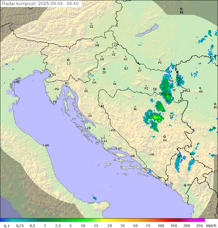 Padavine Hrvaška