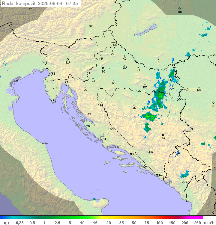 Padavine Hrvaška