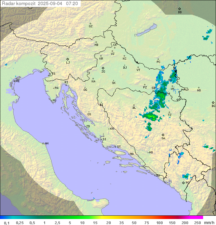 Padavine Hrvaška