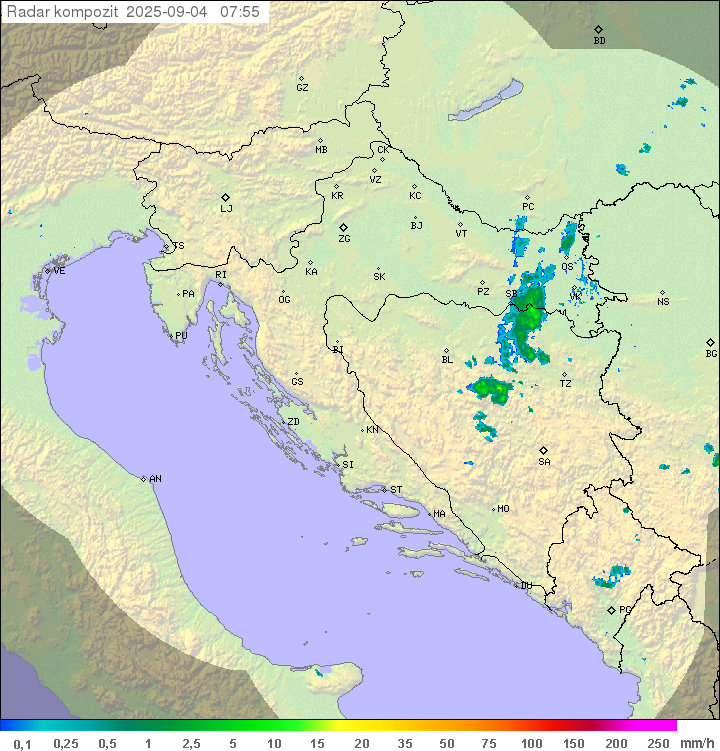 Padavine Hrvaška
