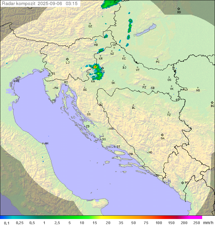 Padavine Hrvaška