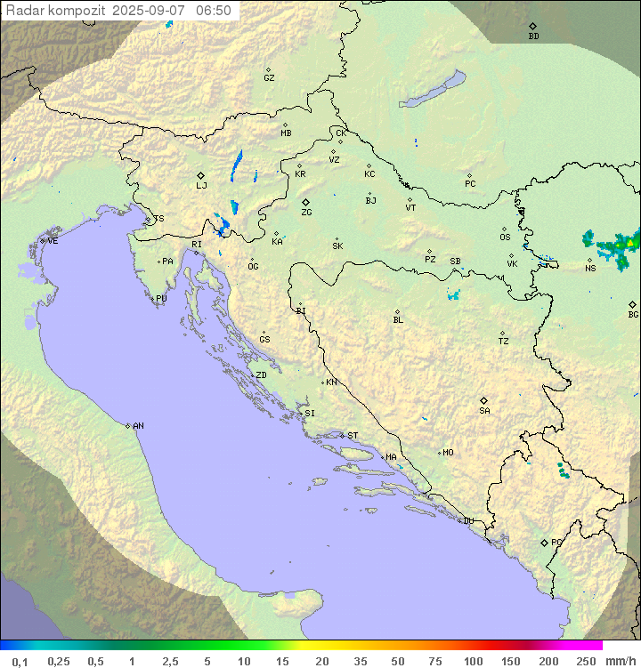 Padavine Hrvaška