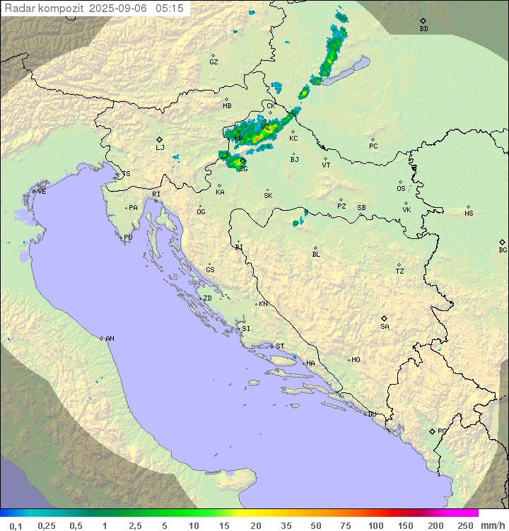 Padavine Hrvaška