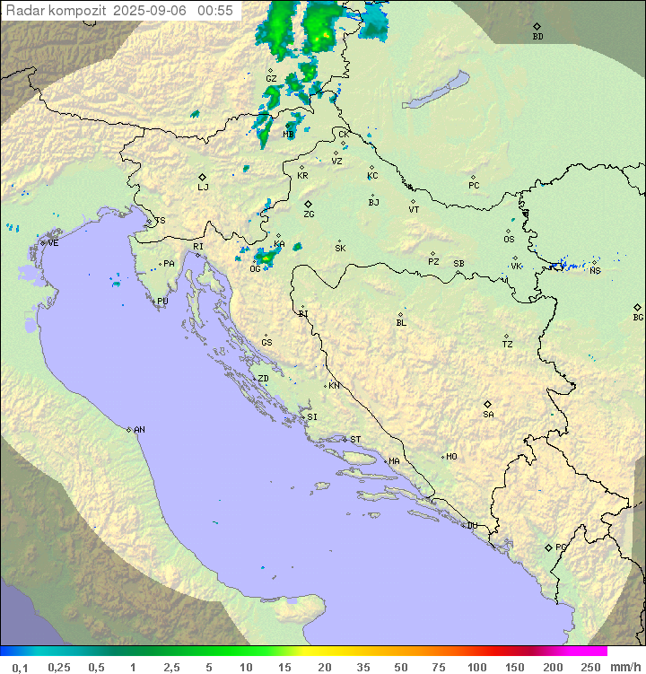 Padavine Hrvaška