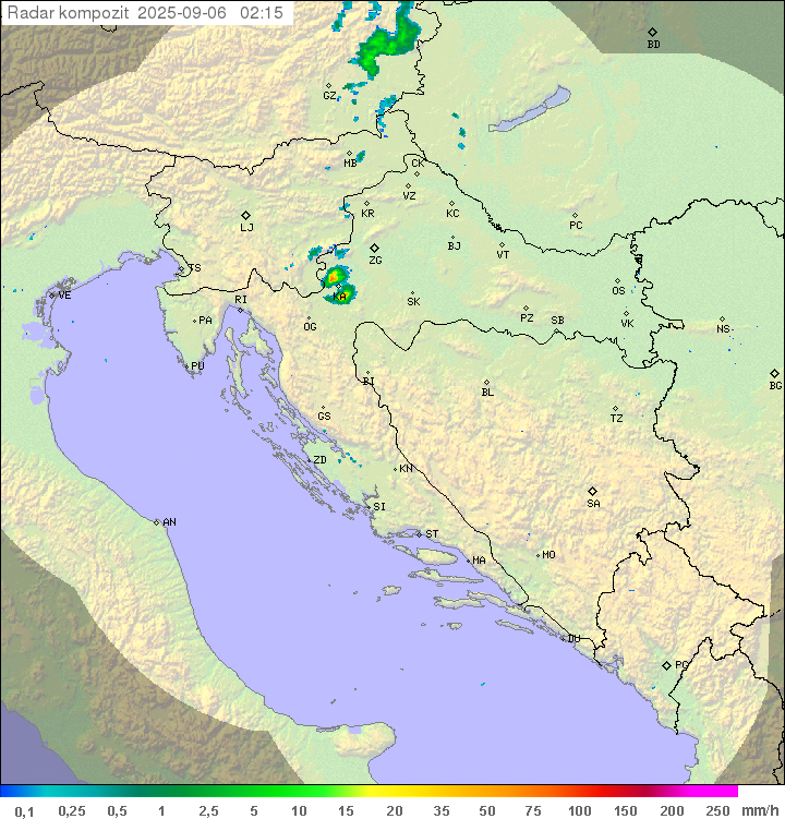 Padavine Hrvaška
