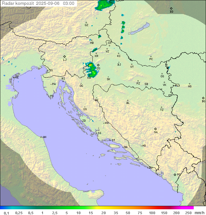 Padavine Hrvaška