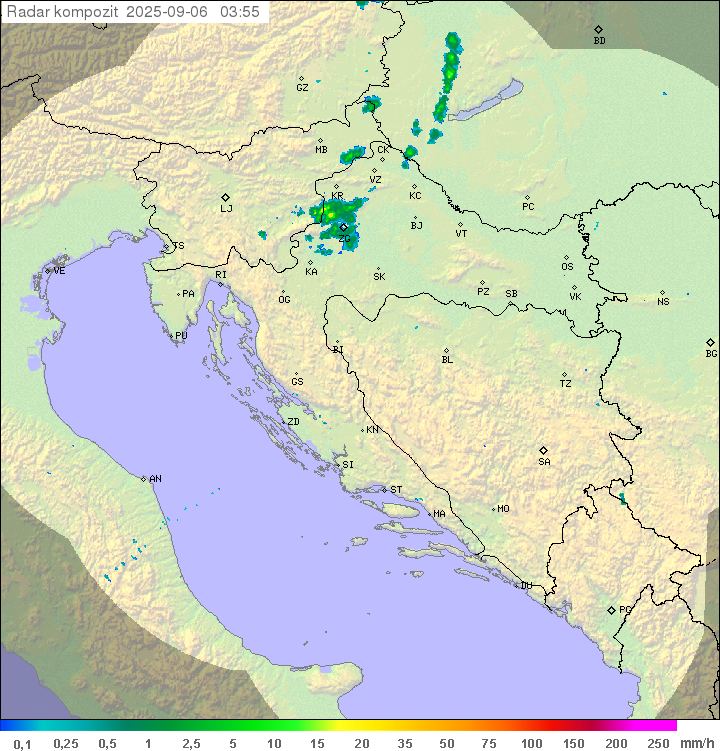 Padavine Hrvaška
