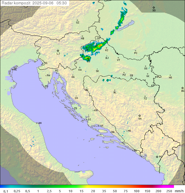 Padavine Hrvaška