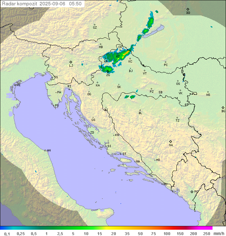 Padavine Hrvaška