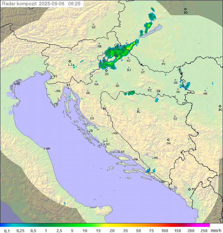 Padavine Hrvaška