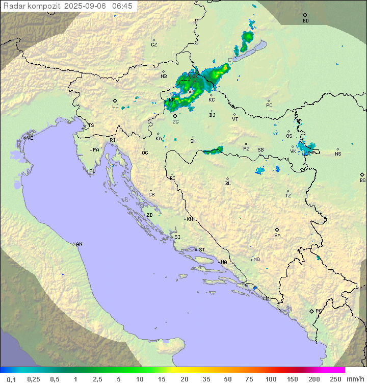 Padavine Hrvaška