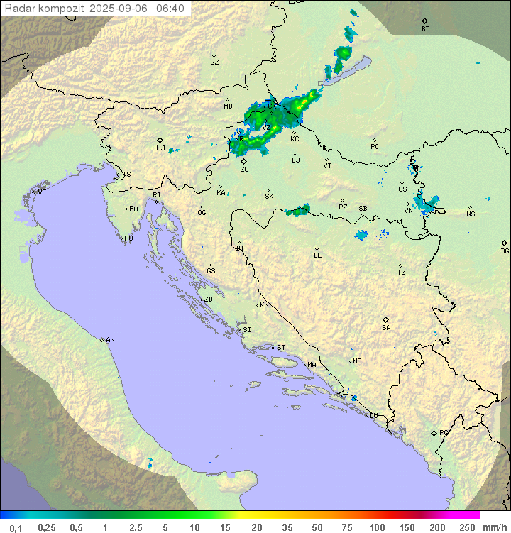 Padavine Hrvaška