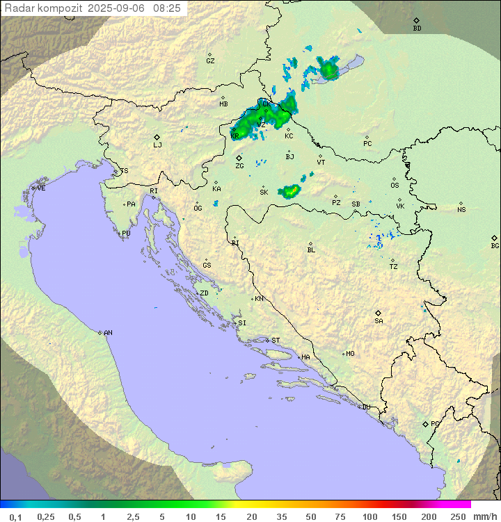 Padavine Hrvaška
