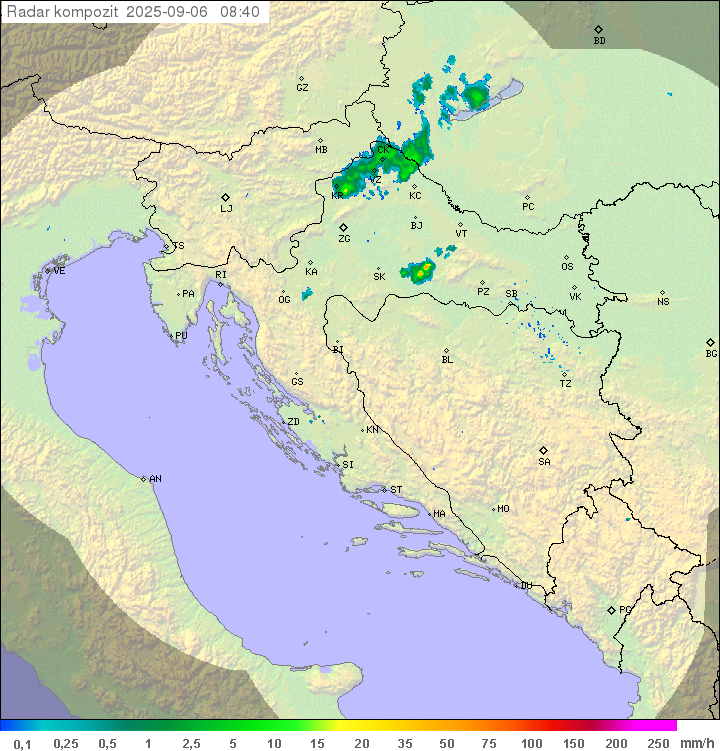 Padavine Hrvaška