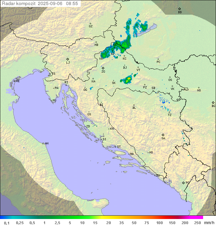 Padavine Hrvaška