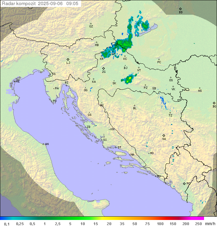 Padavine Hrvaška