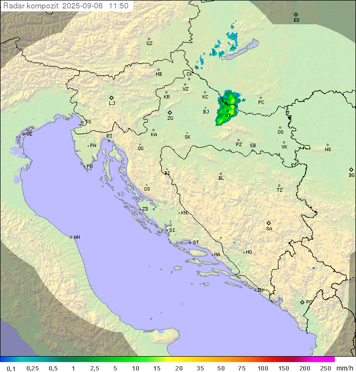 Padavine Hrvaška