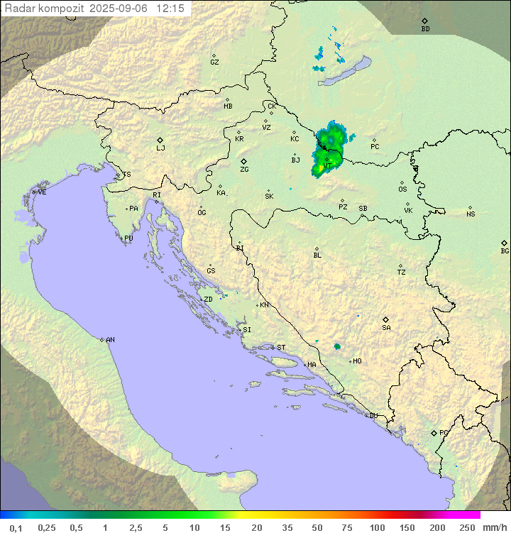 Padavine Hrvaška