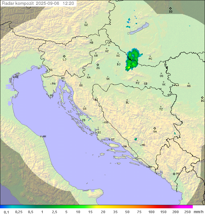 Padavine Hrvaška