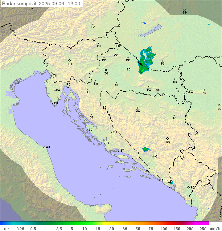 Padavine Hrvaška