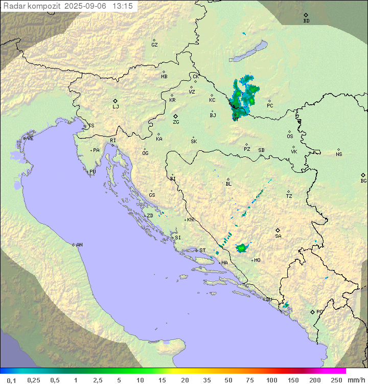 Padavine Hrvaška