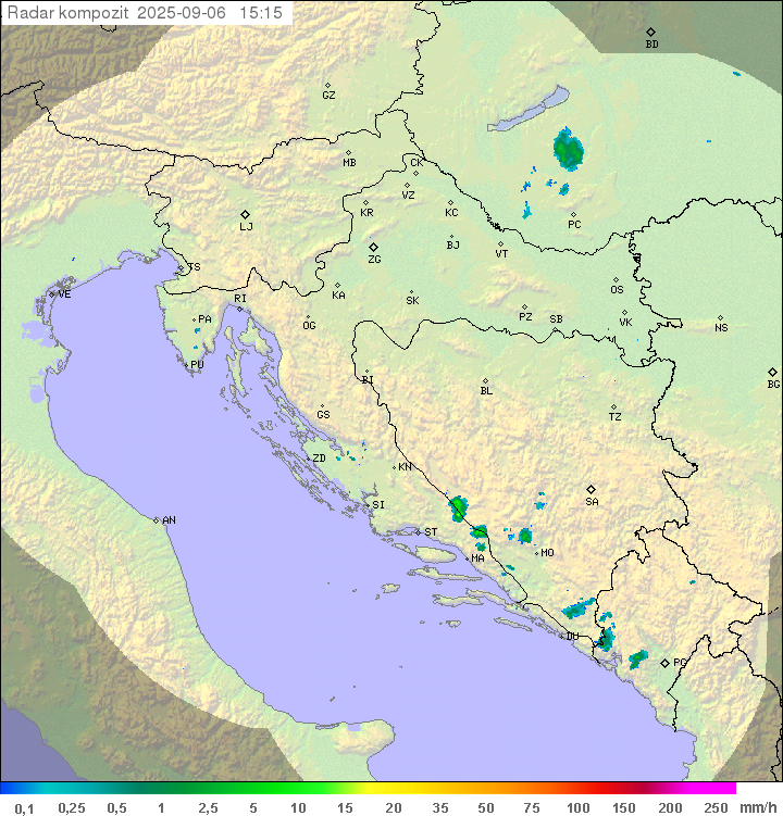 Padavine Hrvaška