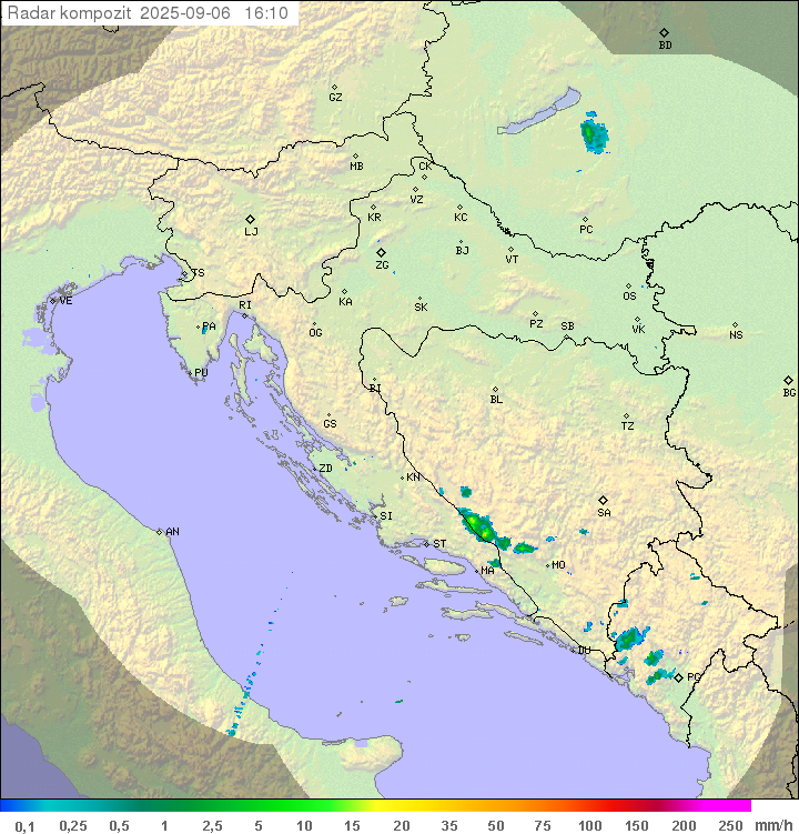 Padavine Hrvaška