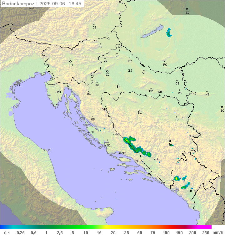 Padavine Hrvaška