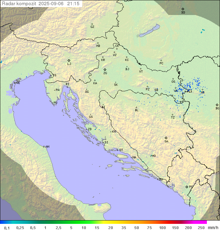 Padavine Hrvaška