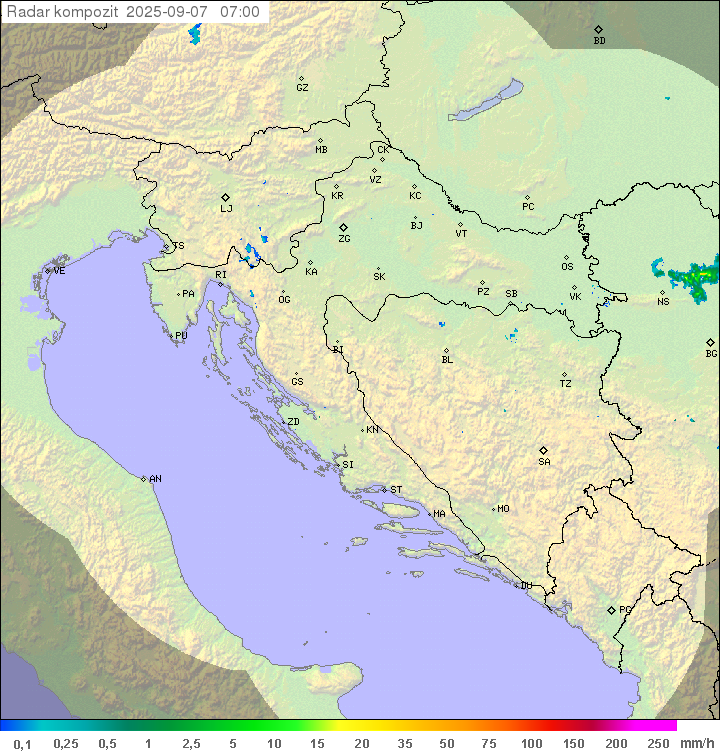 Padavine Hrvaška