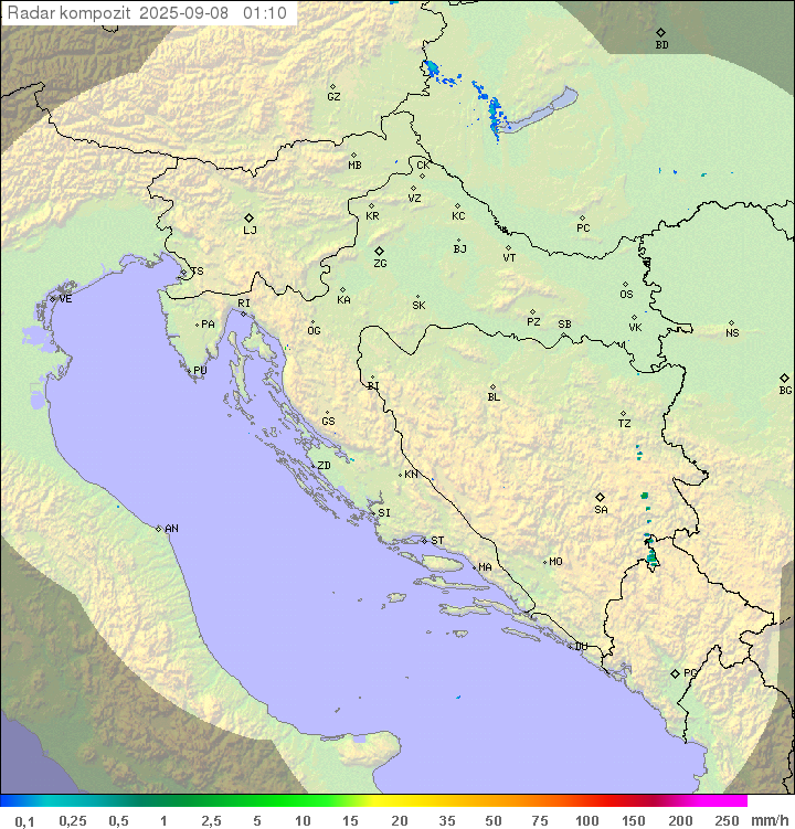 Padavine Hrvaška