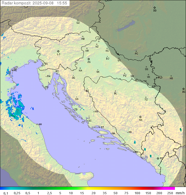 Padavine Hrvaška