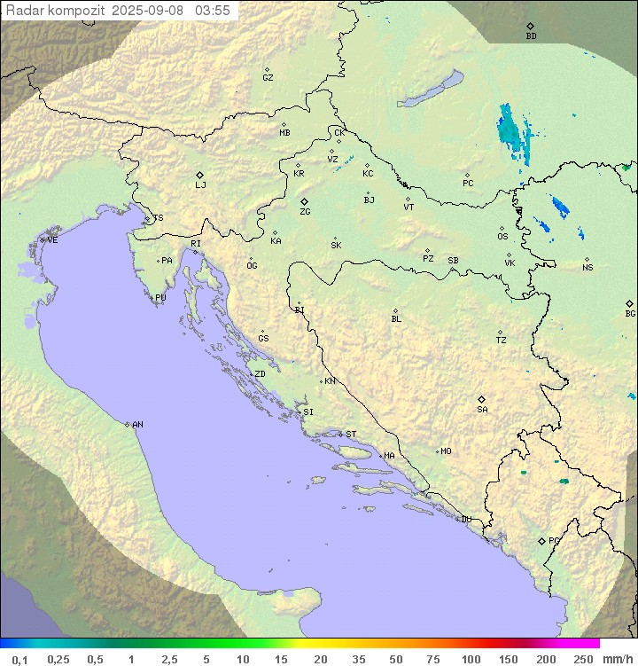 Padavine Hrvaška