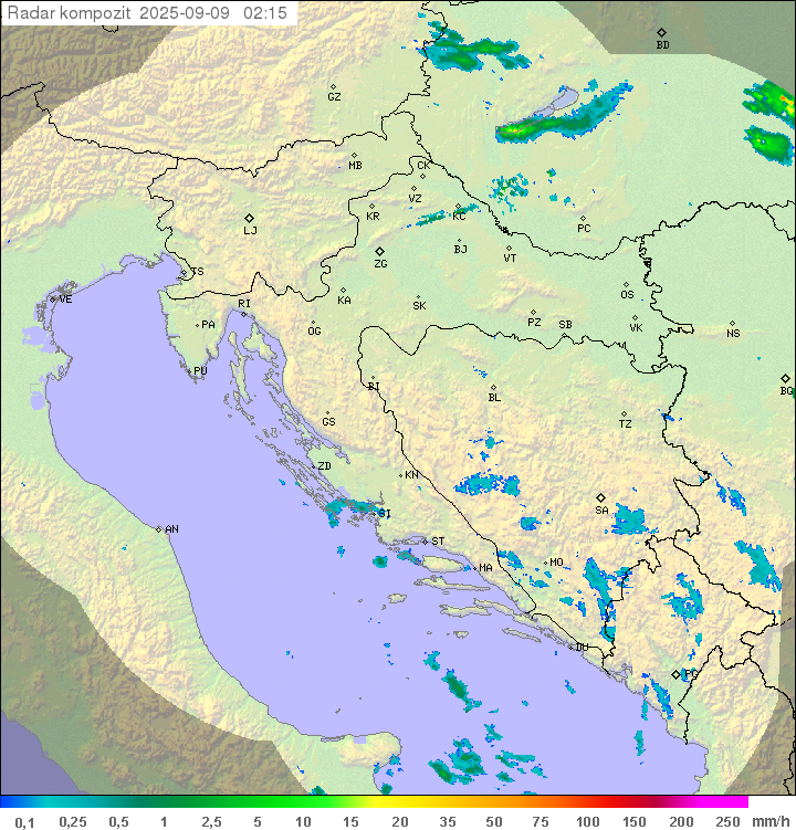 Padavine Hrvaška