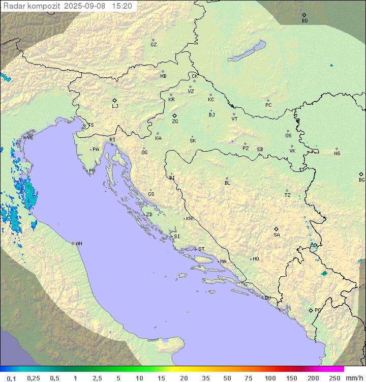 Padavine Hrvaška
