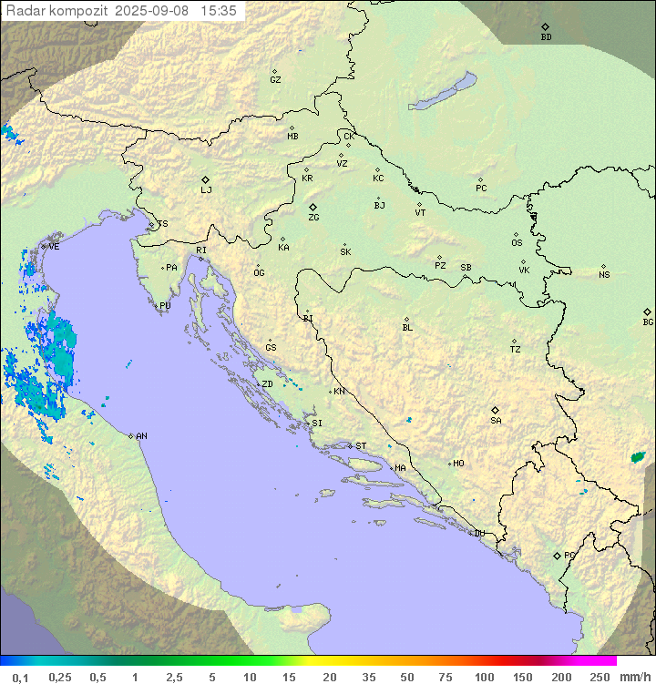 Padavine Hrvaška