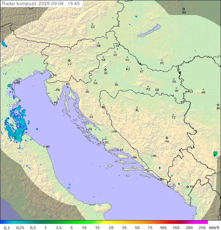 Padavine Hrvaška