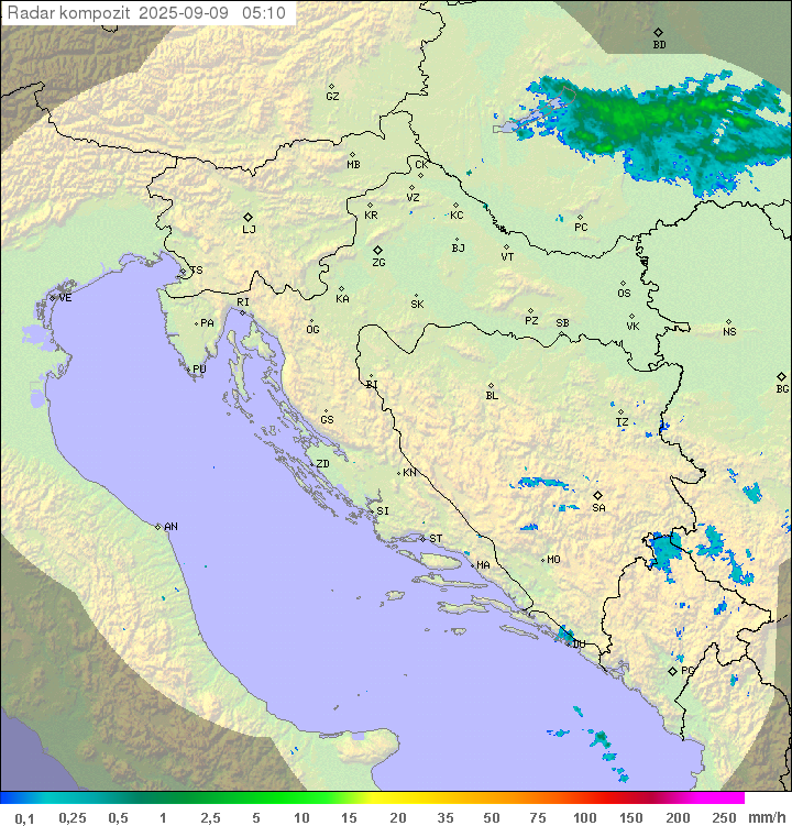 Padavine Hrvaška