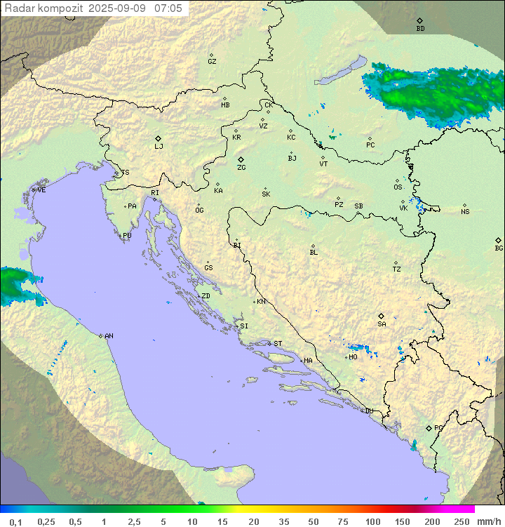 Padavine Hrvaška