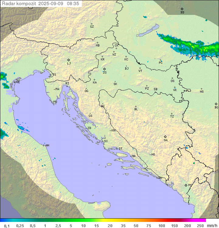 Padavine Hrvaška