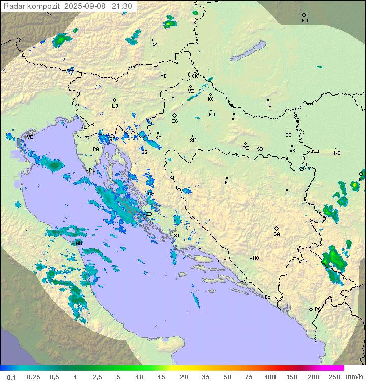 Padavine Hrvaška