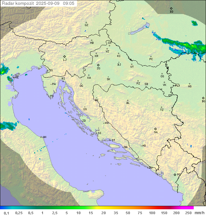 Padavine Hrvaška