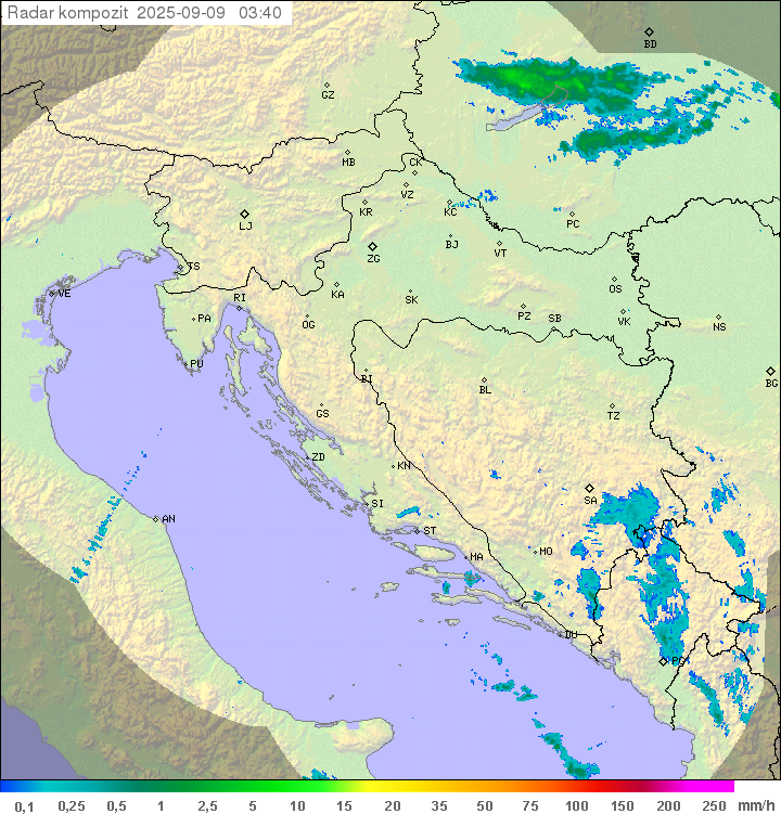 Padavine Hrvaška